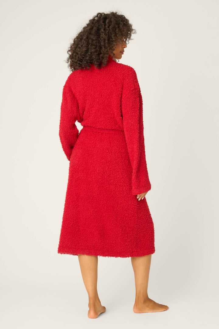Bundle Up Boucle Red Robe - Robe - P.J. Salvage