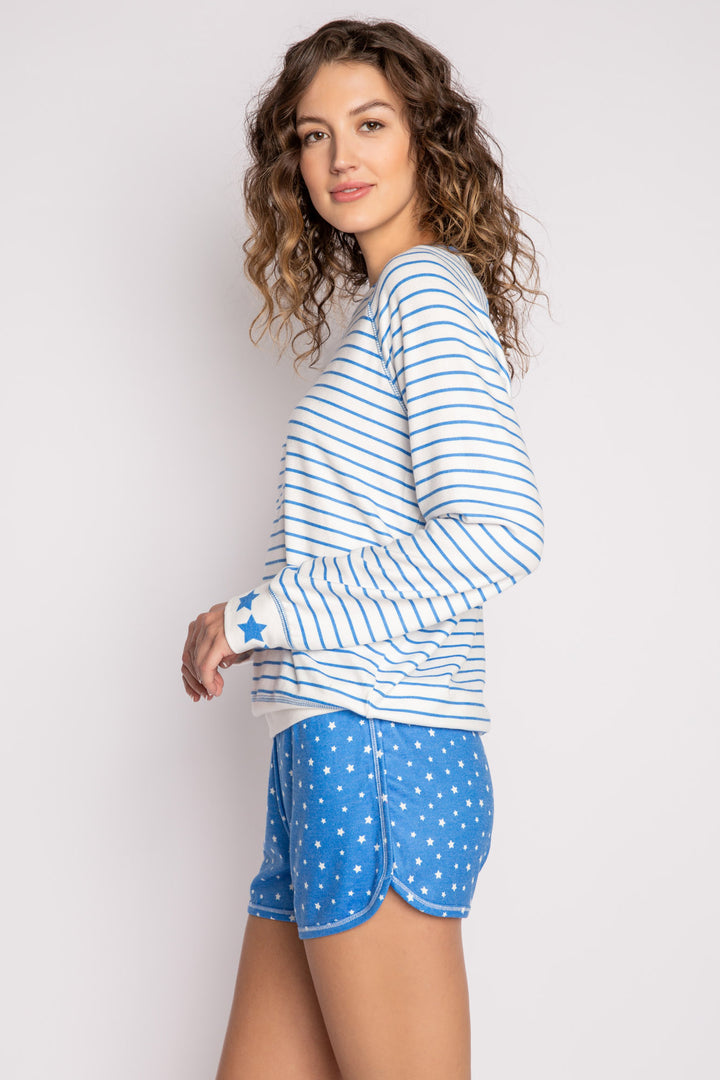 Blue Star Long Sleeve Top - Long Sleeve Tops - P.J. Salvage