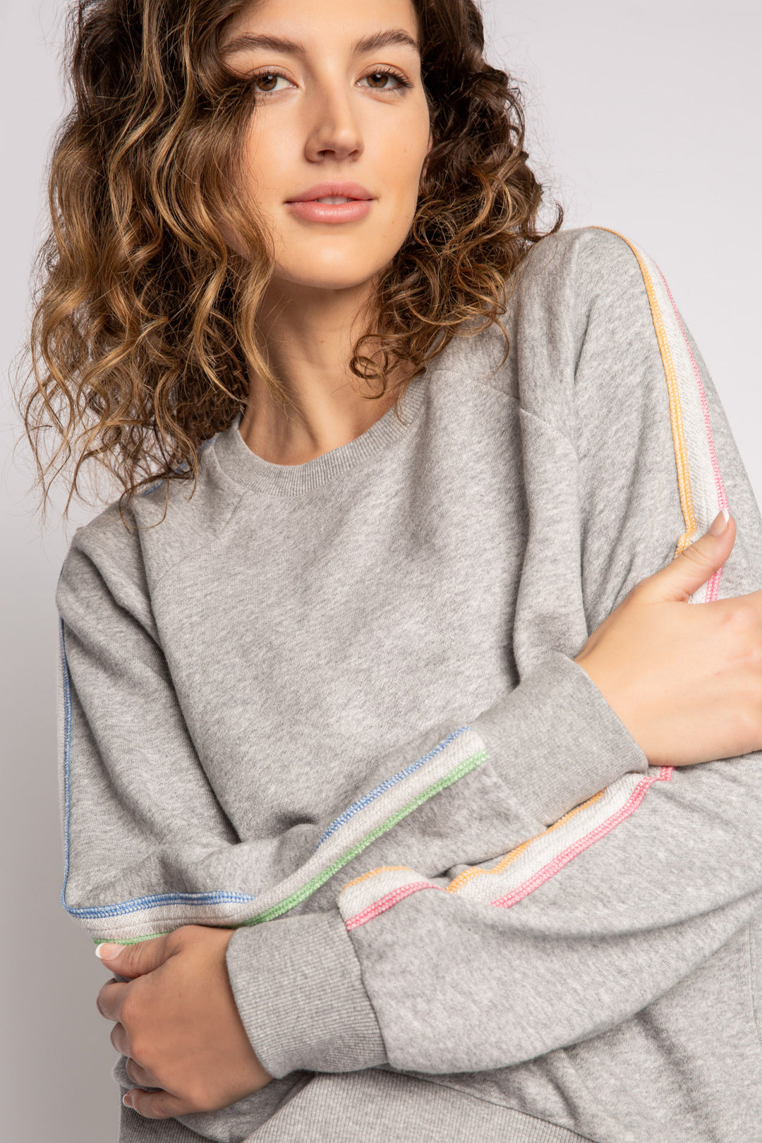 Neon Stripes Long Sleeve Top - Long Sleeve Tops - P.J. Salvage