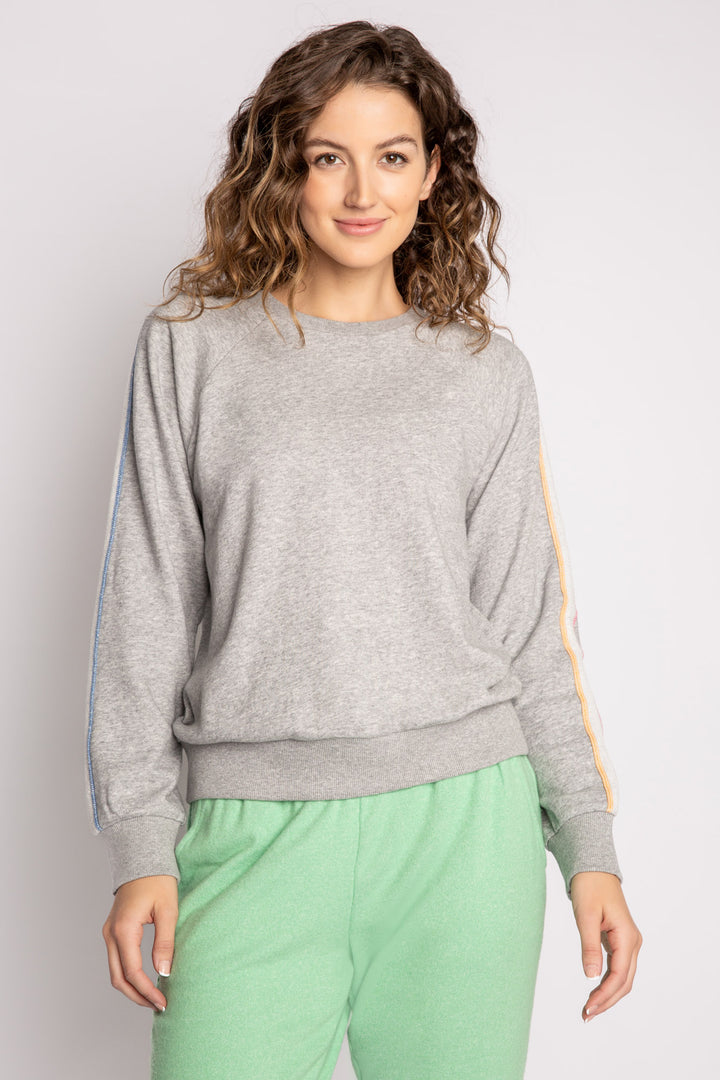 Neon Stripes Long Sleeve Top - Long Sleeve Tops - P.J. Salvage
