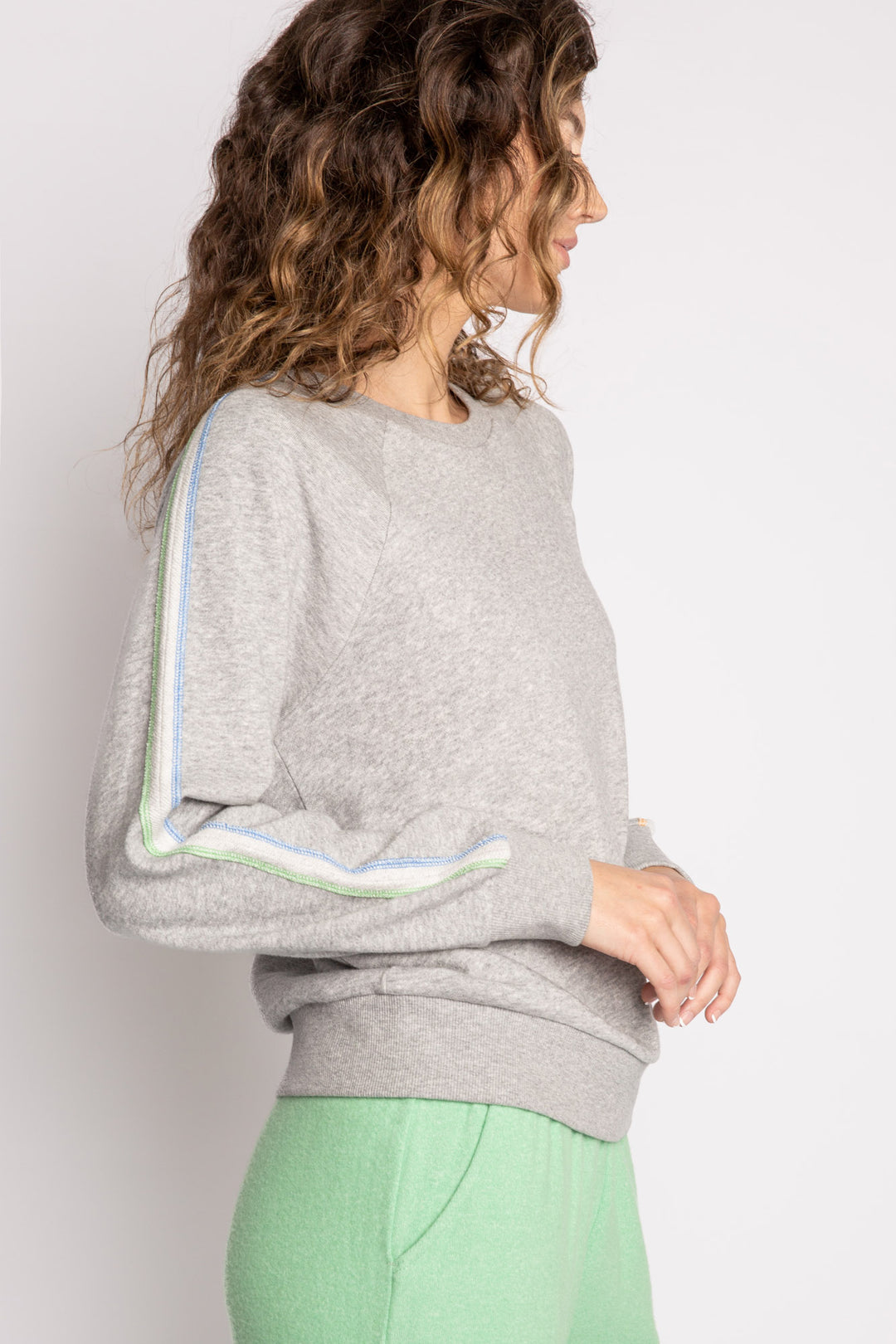Neon Stripes Long Sleeve Top - Long Sleeve Tops - P.J. Salvage