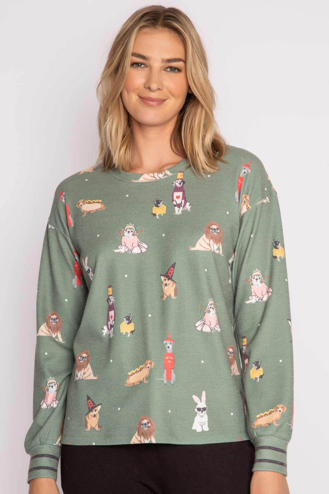 My Dog Is My Boo Long Sleeve Top - Long Sleeve Tops - P.J. Salvage