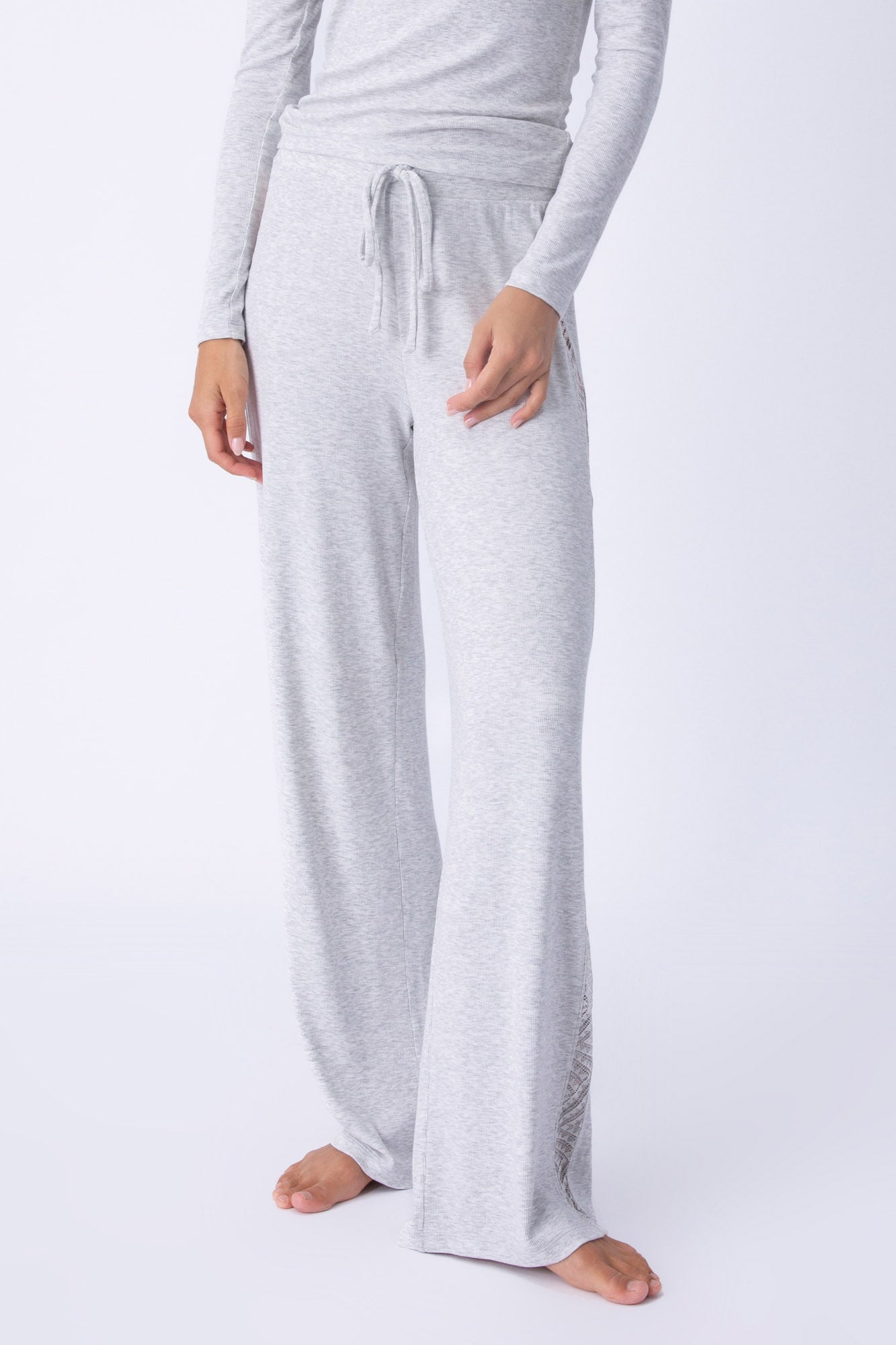 NACHILA Women's Bamboo Viscose Pajama Set - Short Sleeve Top & Capri Pants For Night Sweats (Medium) - View #4