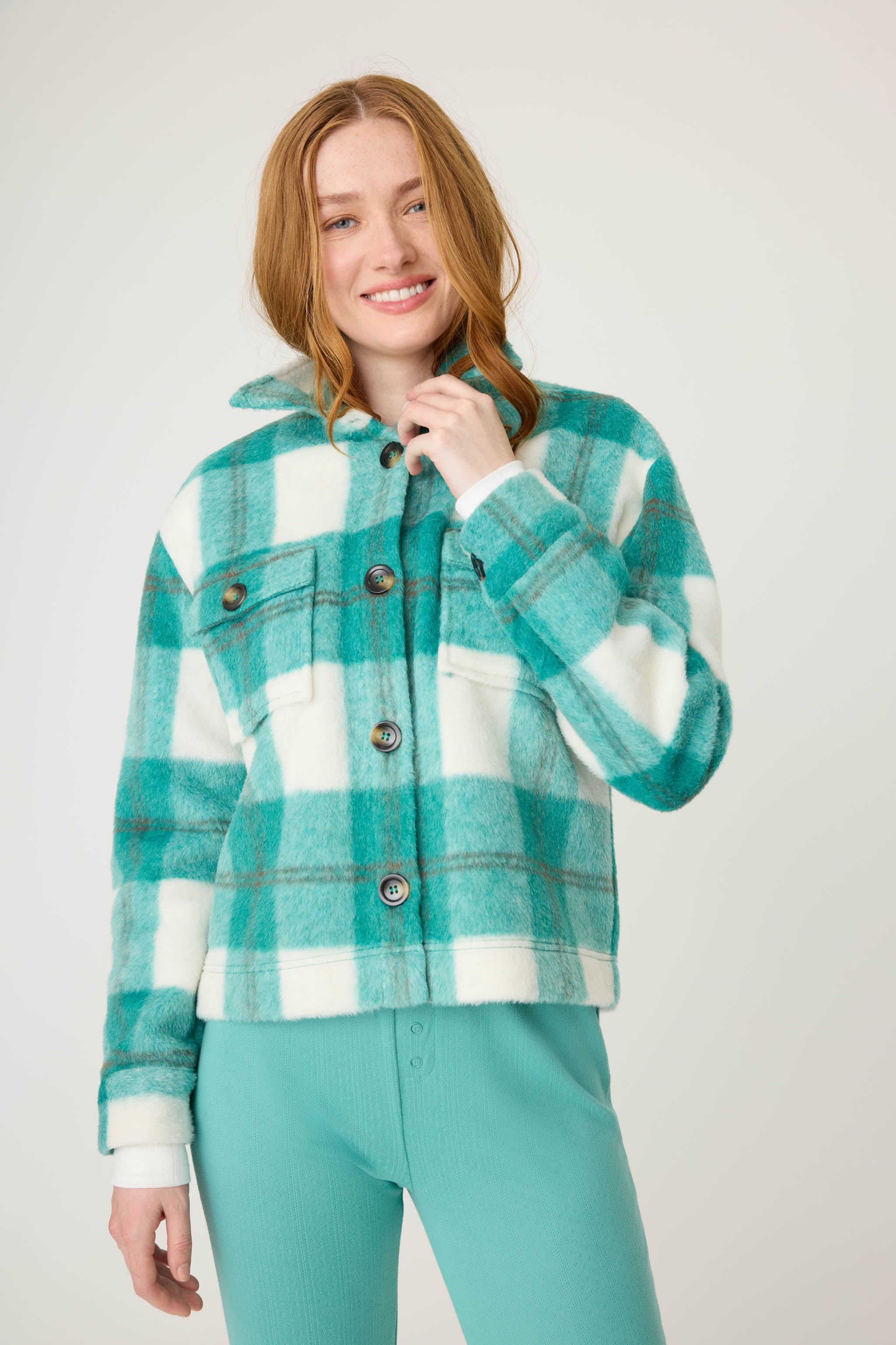 Cozy Plaid Jacket | P.J. Salvage