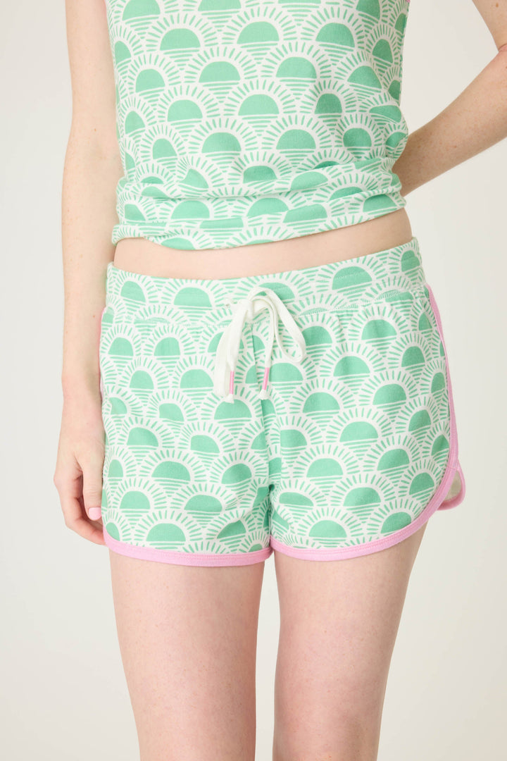 Peachy Party Courtside Printed Shorts - P.J. Salvage