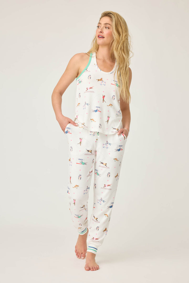 Catletics Cat Print Tank & Pant PJ Set - P.J. Salvage