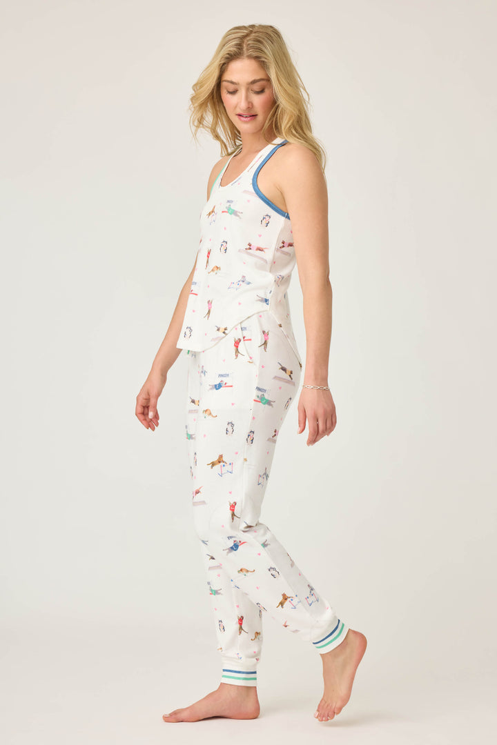 Catletics Cat Print Tank & Pant PJ Set - P.J. Salvage