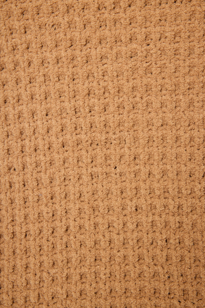 Chenille Waffle Caramel Lounge Set - Lounge Sets - P.J. Salvage