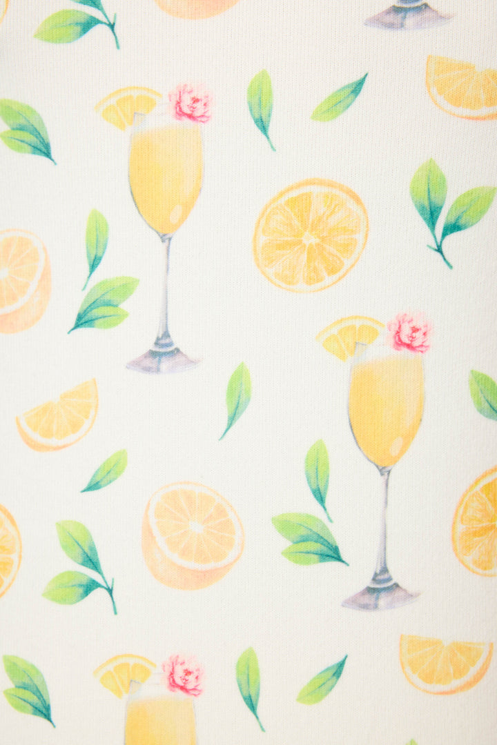 Mimosa Me Drink Print Pajama Set - P.J. Salvage