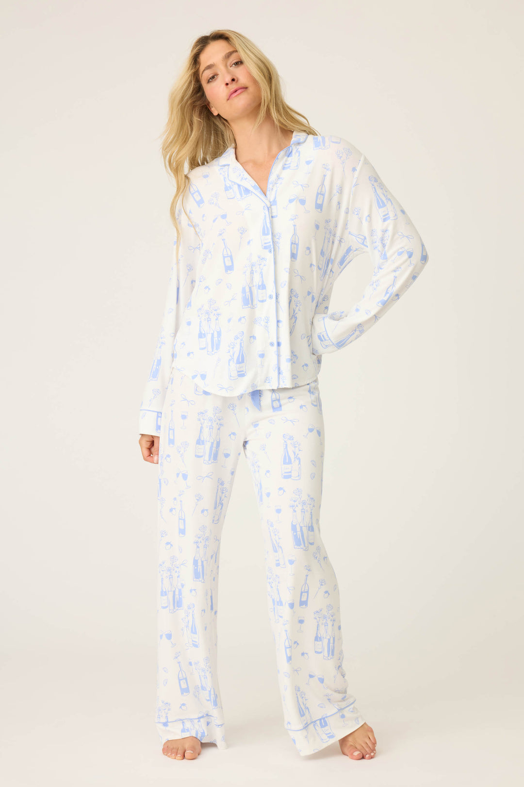 PARIS LONG SLEEVE PARISIAN DREAMS - Long Sleeve Tops - P.J. Salvage