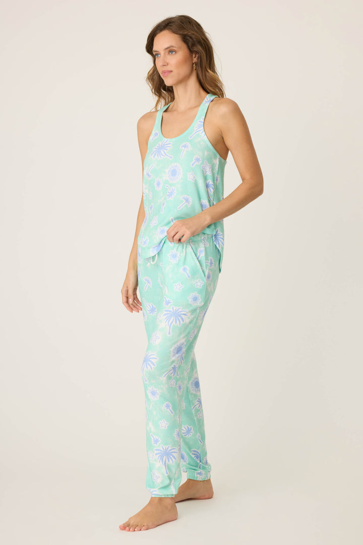 PALM TREE PJ SET VACAY VIBES - P.J. Salvage