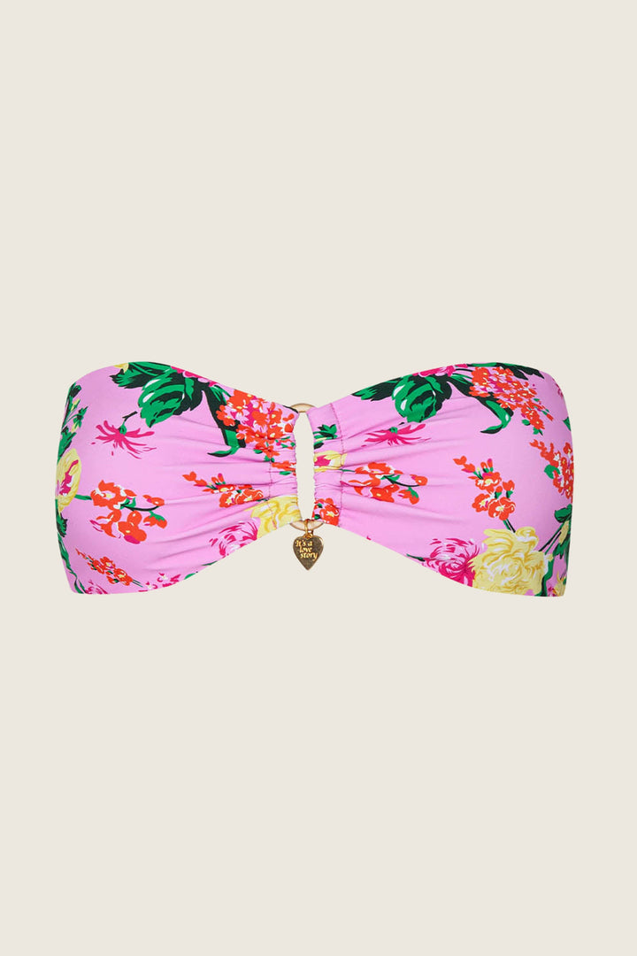 PJS x PQ Swim Dahlia Detail Bandeau