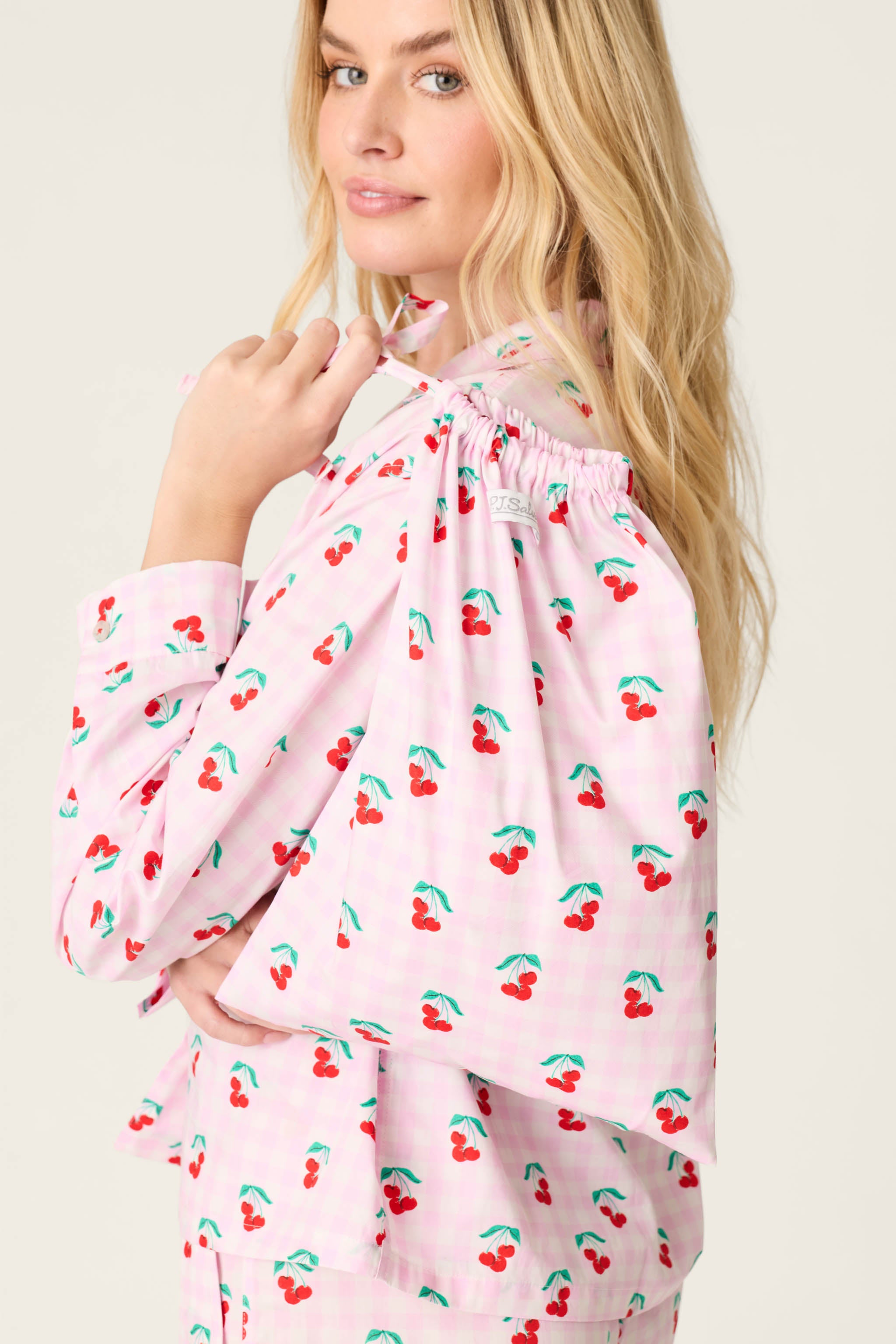 Afterparty Poplin Oh Cherry Short PJ Set | P.J. Salvage