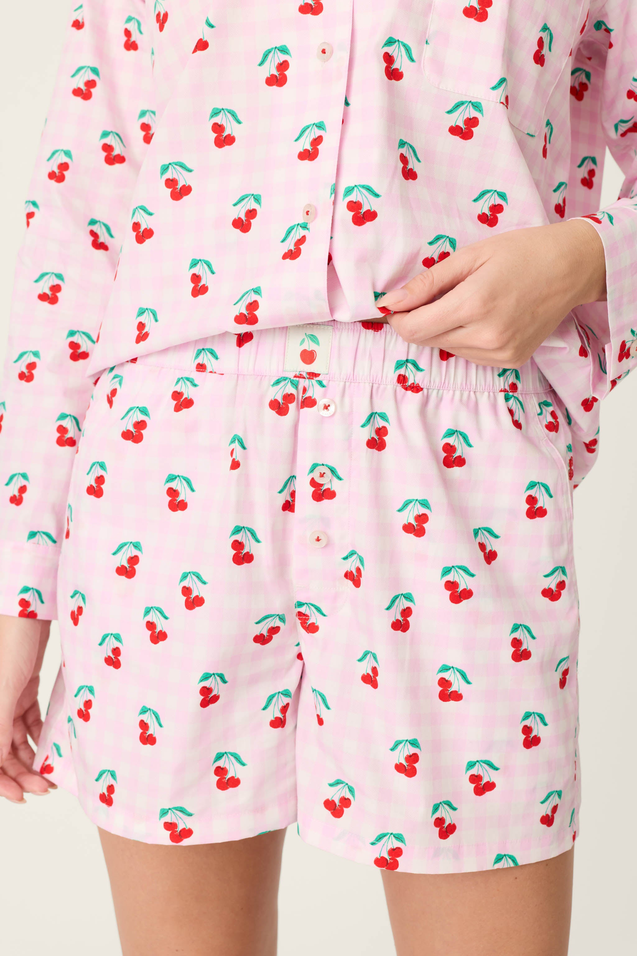 新品❤︎Herlipto Cherry Pattern PJ Set チェリー Afterparty Poplin Oh Cherry Short PJ Set | P.J. Salvage