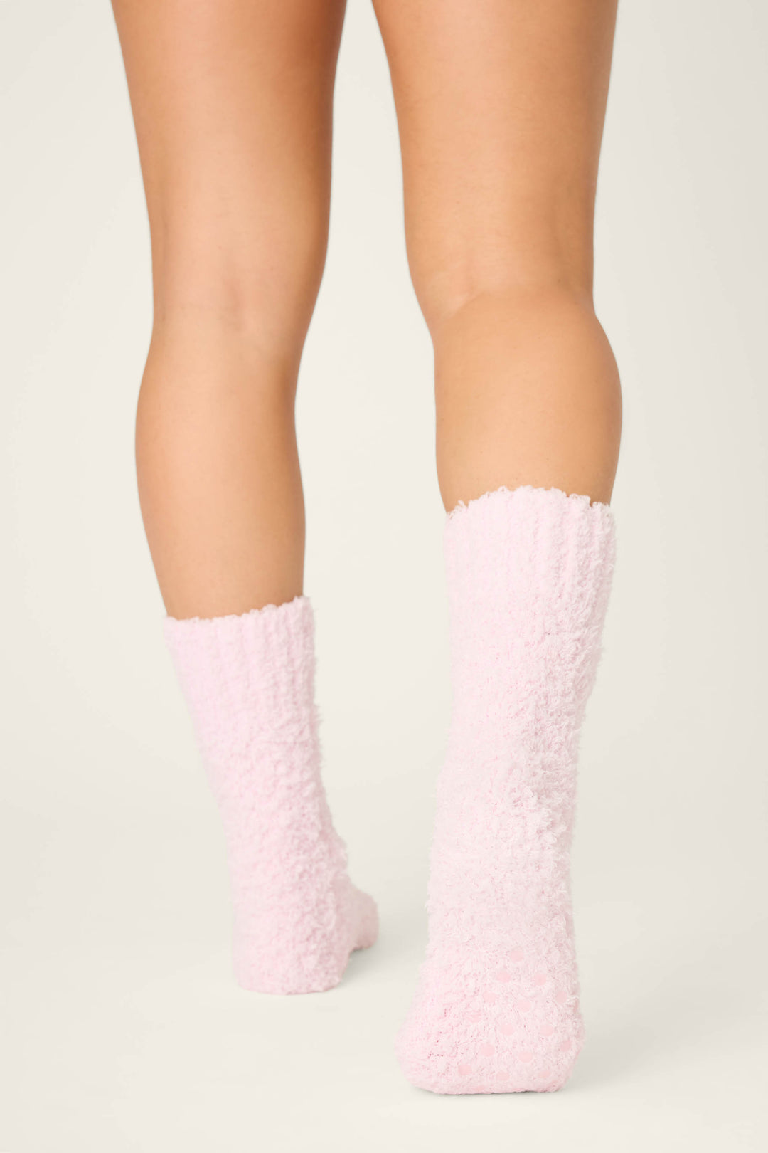 Bundle Up Boucle Pink Crew Socks - Crew - P.J. Salvage