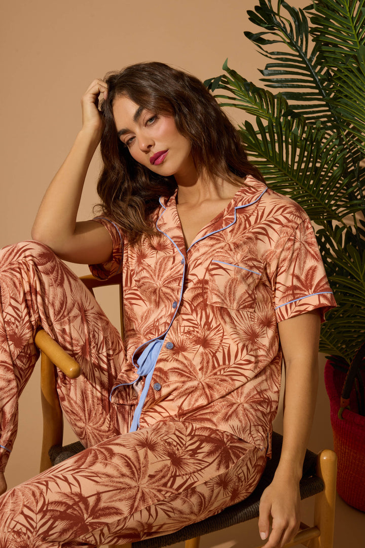 Whimsy Palm PJ Set - P.J. Salvage