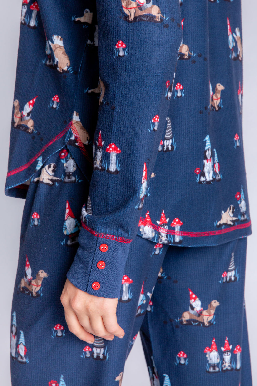 Chillin With My Gnomies Long Sleeve Top - Long Sleeve Tops - P.J. Salvage