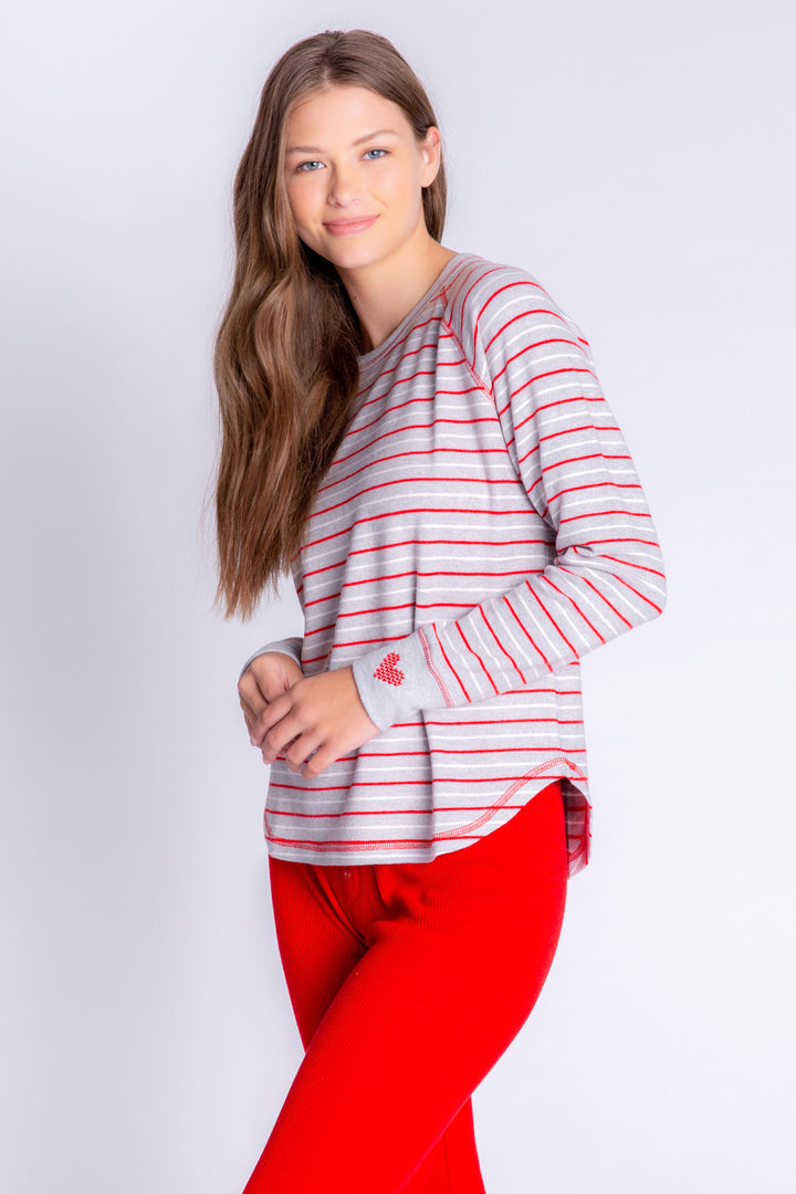 Frosted Fair isle Long Sleeve Top - Long Sleeve Tops - P.J. Salvage