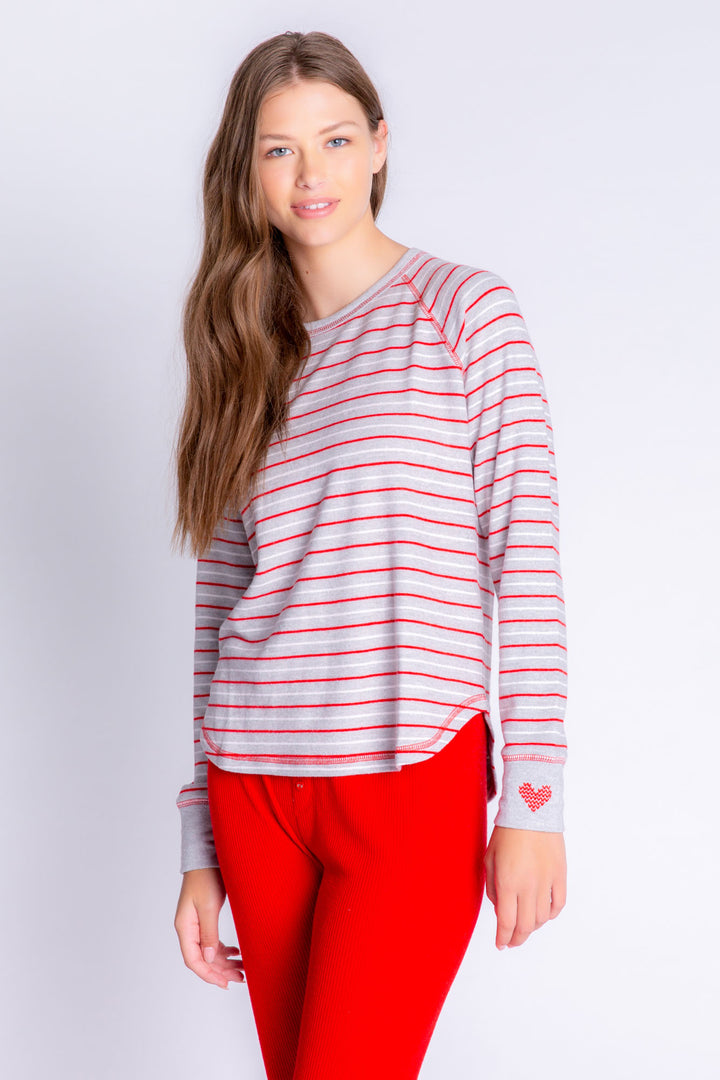 Frosted Fair isle Long Sleeve Top - Long Sleeve Tops - P.J. Salvage