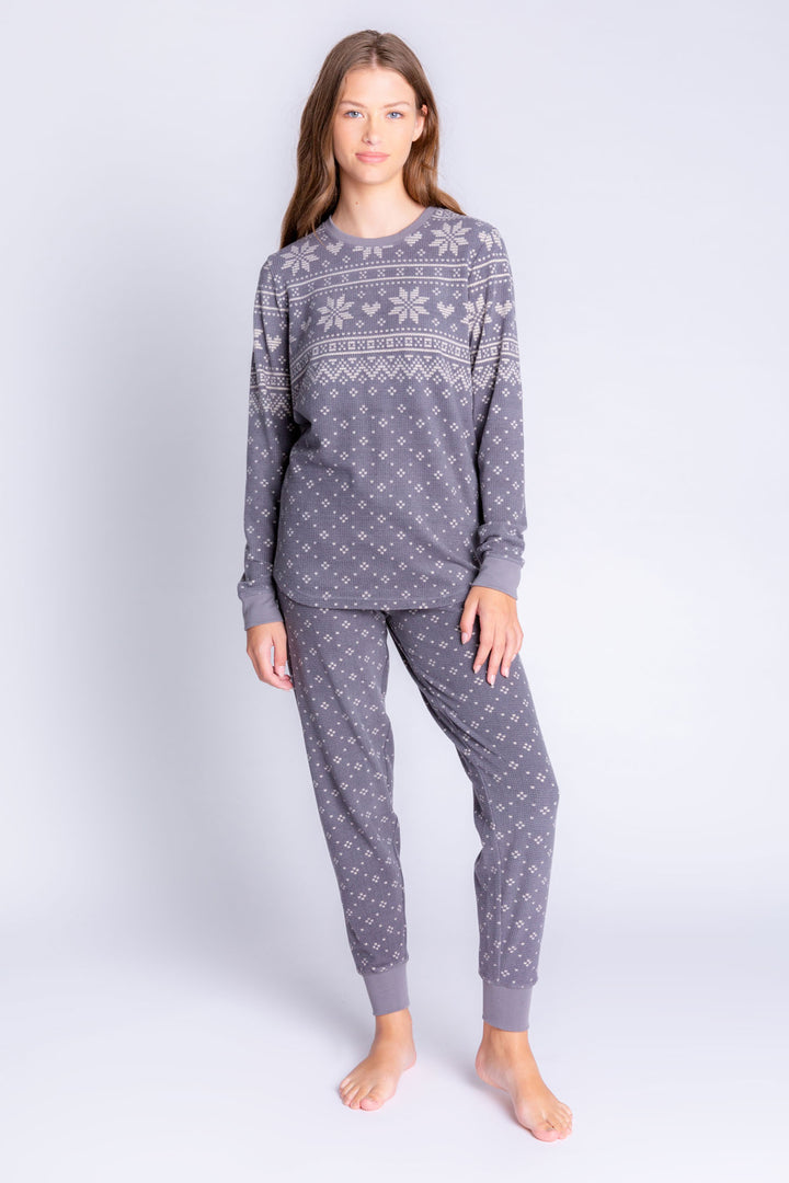 Frosted Fair isle Long Sleeve Top - Long Sleeve Tops - P.J. Salvage