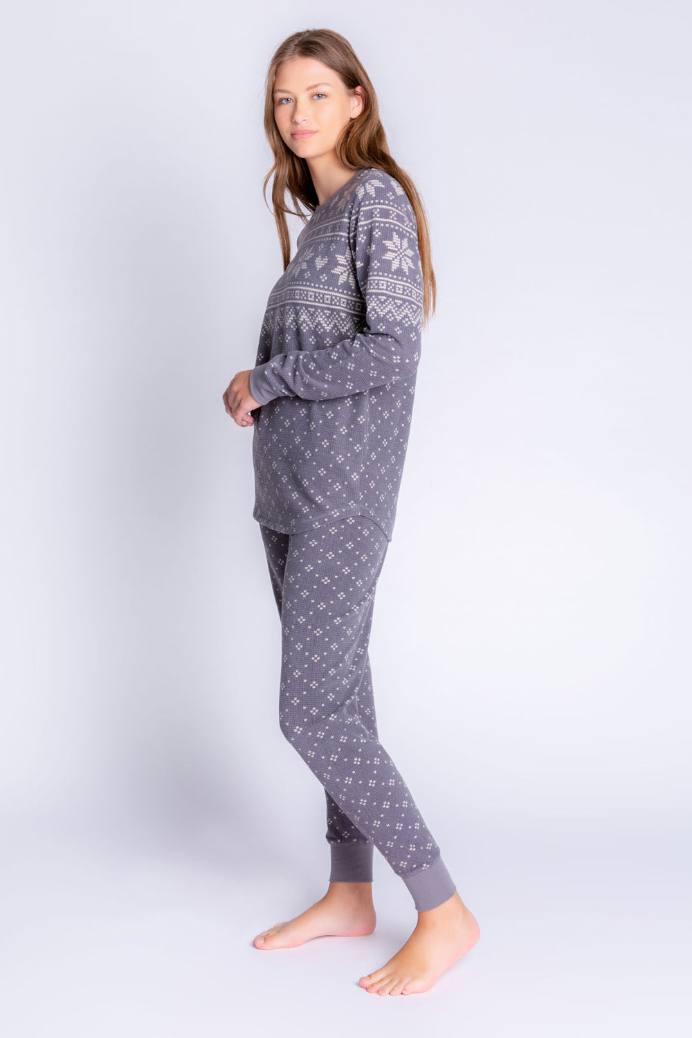 Frosted Fair isle Long Sleeve Top - Long Sleeve Tops - P.J. Salvage