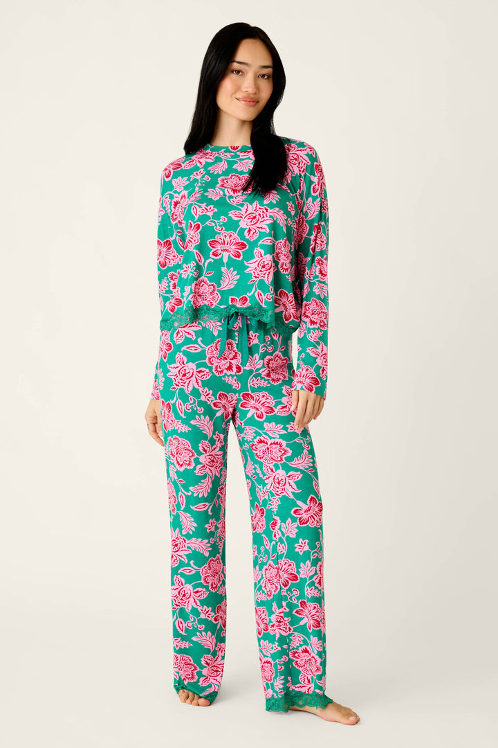 Frosted Floral Dreams Long Sleeve PJ Set