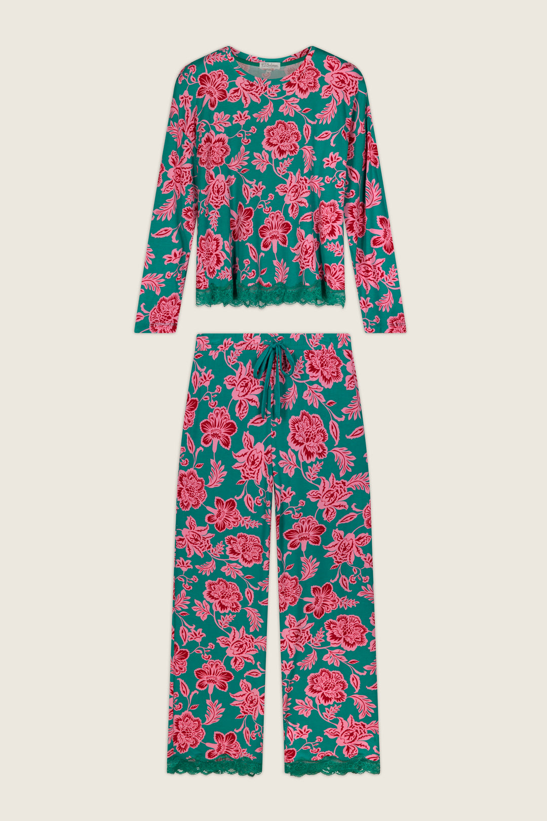 Frosted Floral Dreams Long Sleeve PJ Set