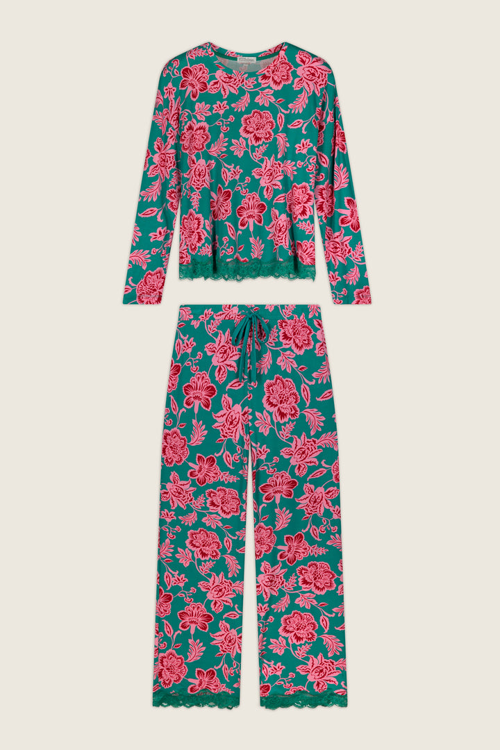 Frosted Floral Dreams Long Sleeve PJ Set