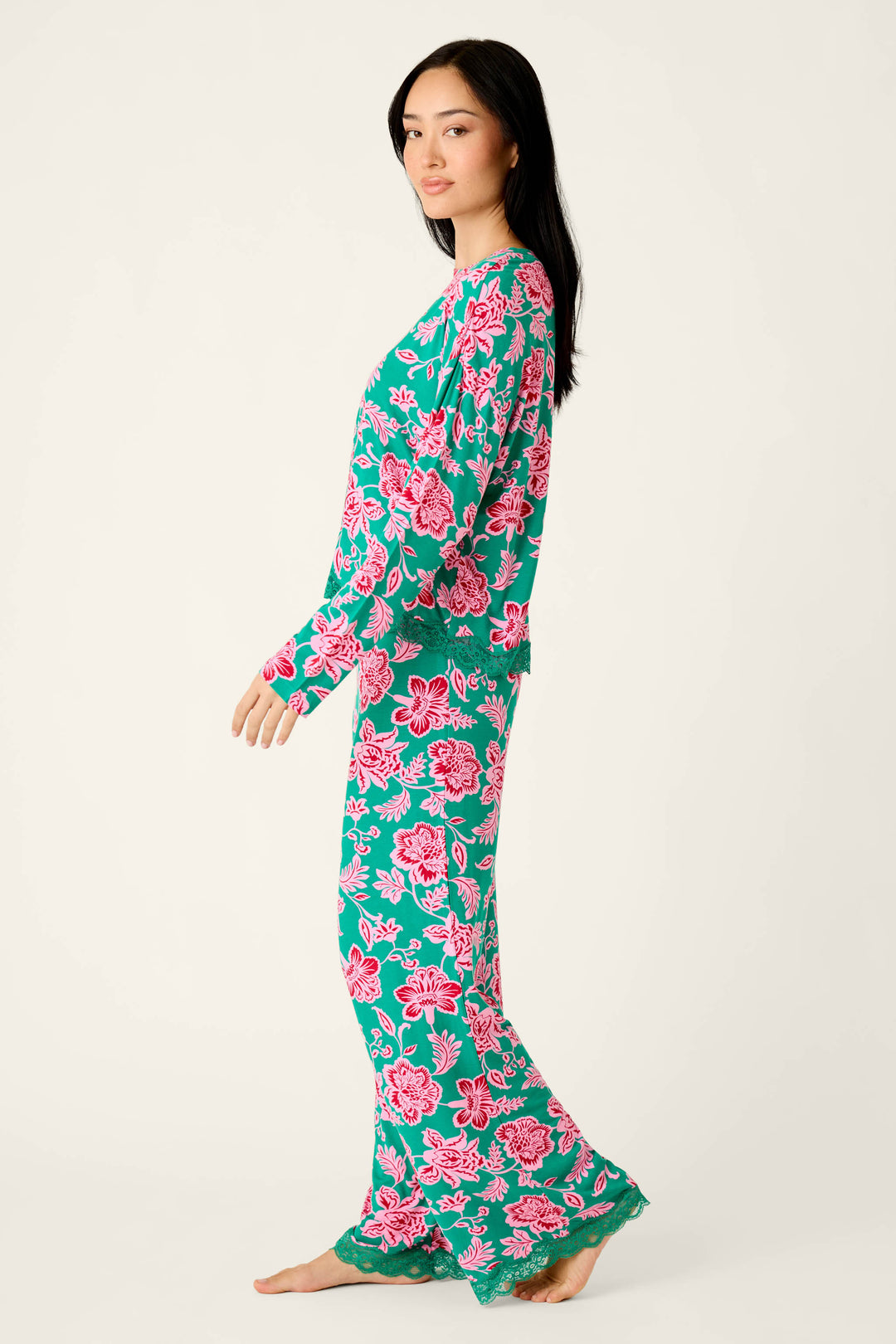 Frosted Floral Dreams Long Sleeve PJ Set