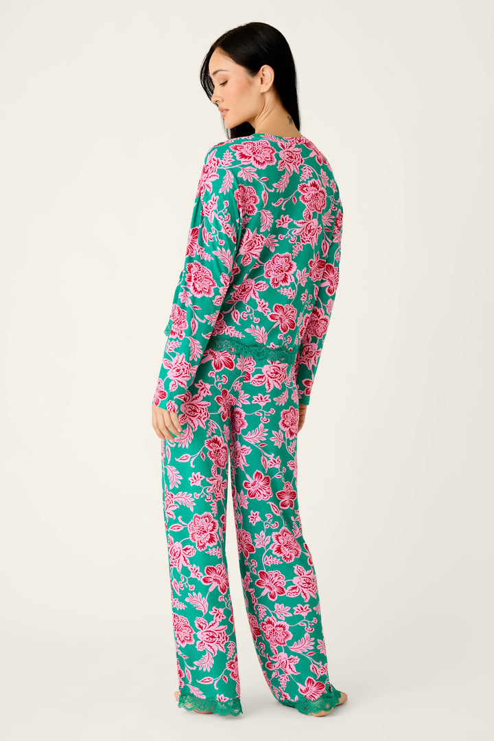 Frosted Floral Dreams Long Sleeve PJ Set