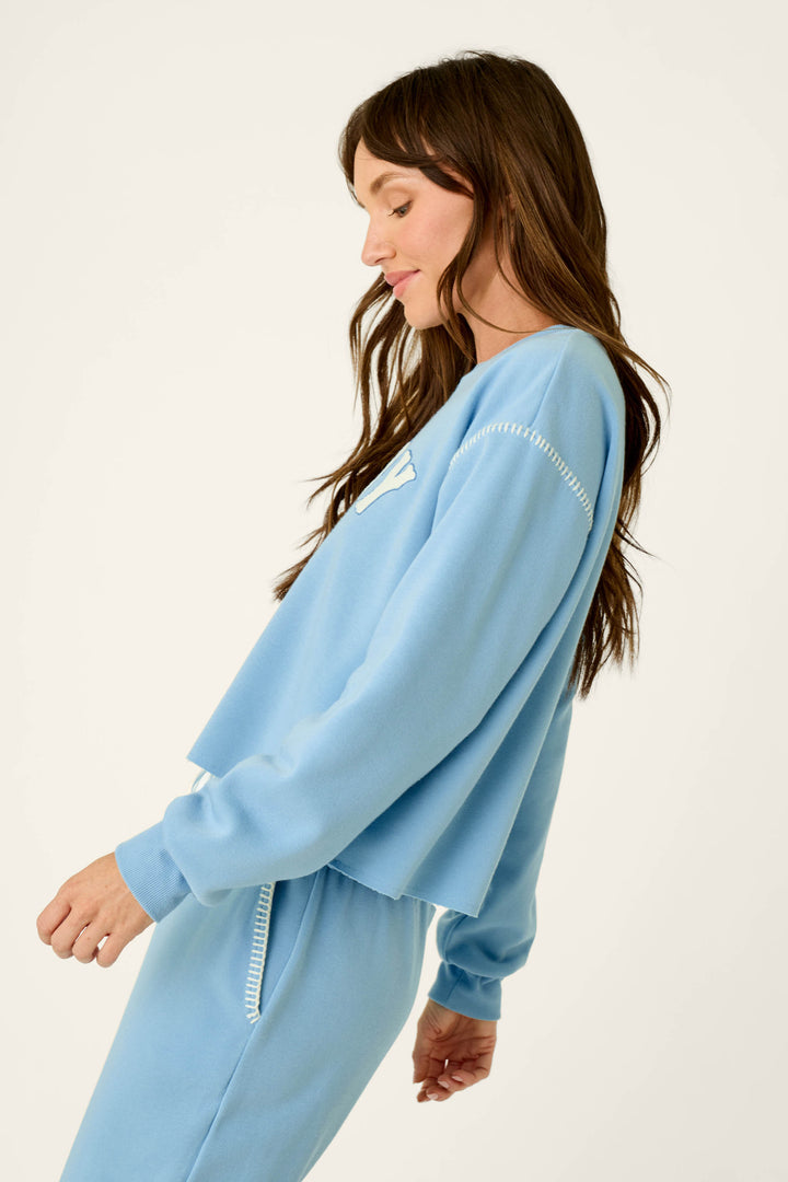 Howdy Holidays Snowdrift Blue Howdy Sweatshirt