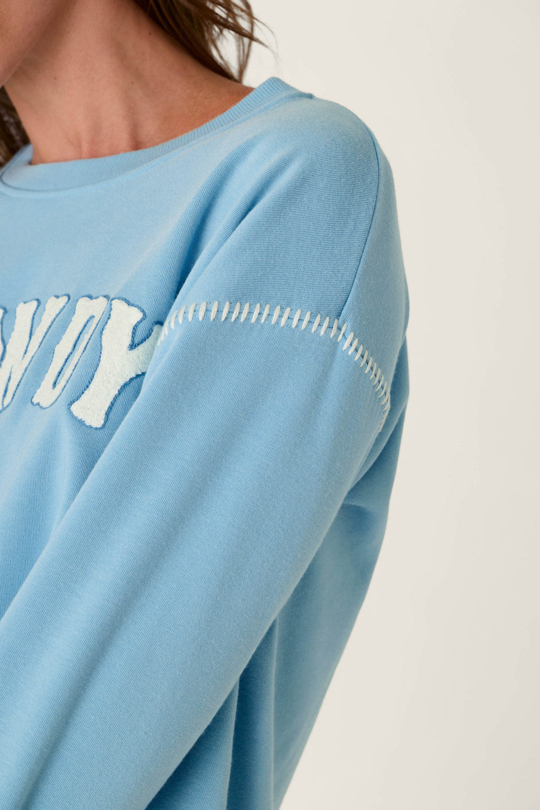 Howdy Holidays Snowdrift Blue Howdy Sweatshirt