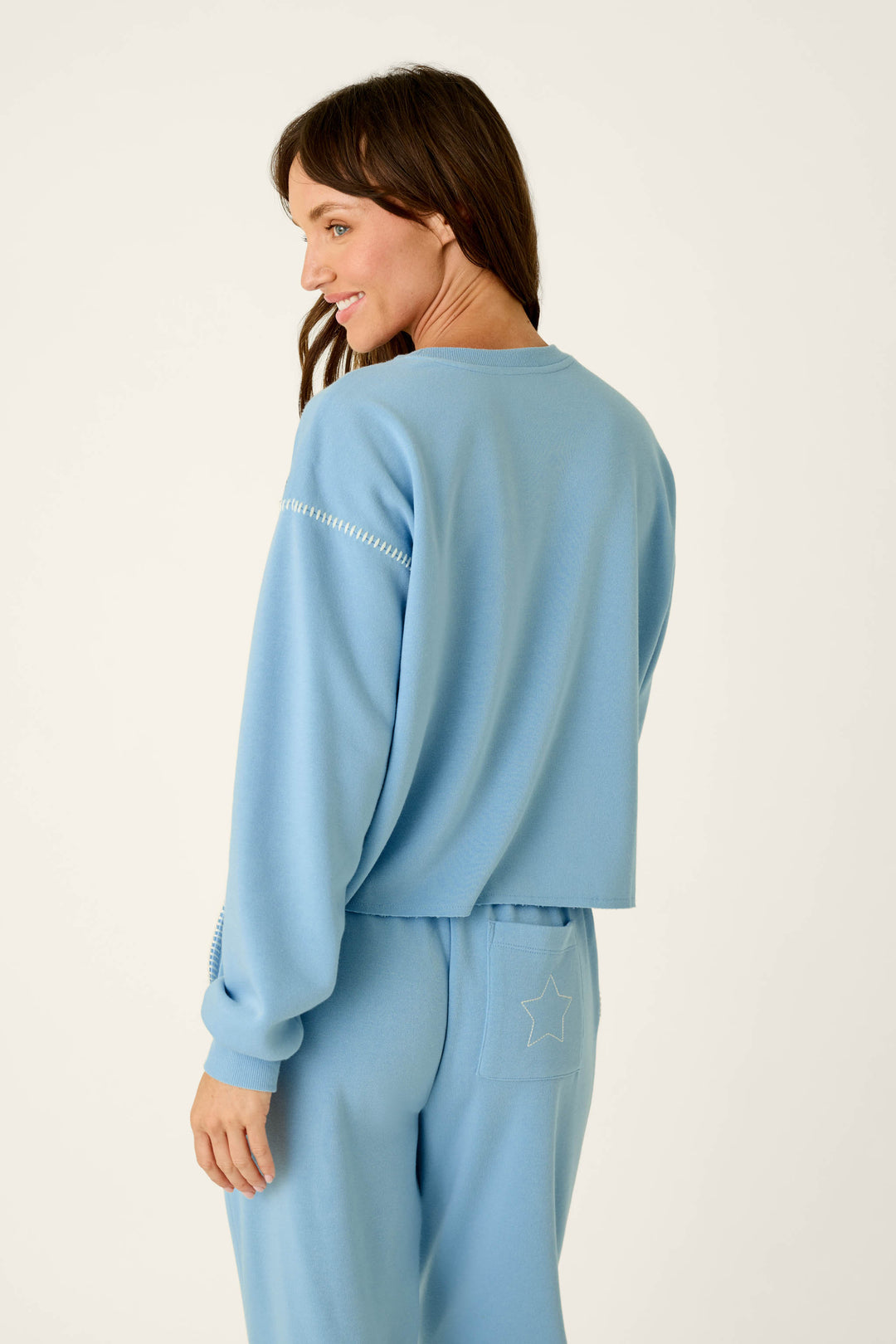 Howdy Holidays Snowdrift Blue Howdy Sweatshirt