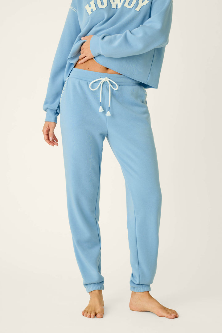 Howdy Holidays Snowdrift Blue Joggers