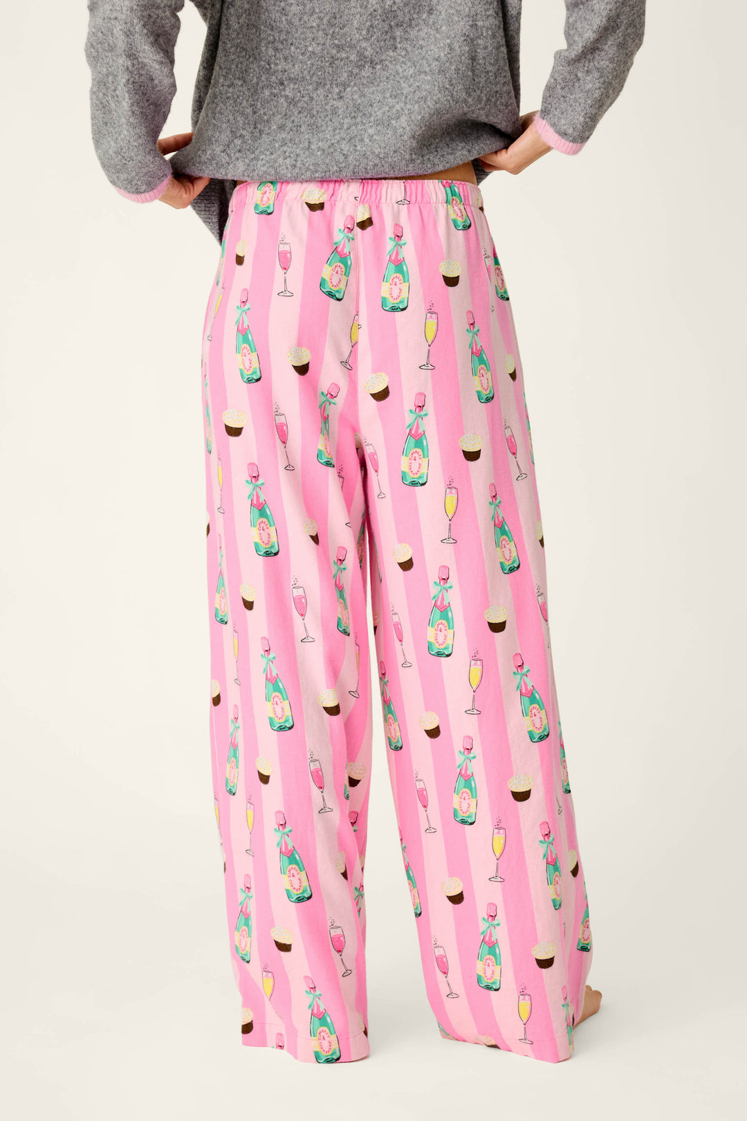 Cupcakes & Champagne Flannel Pajama Pants