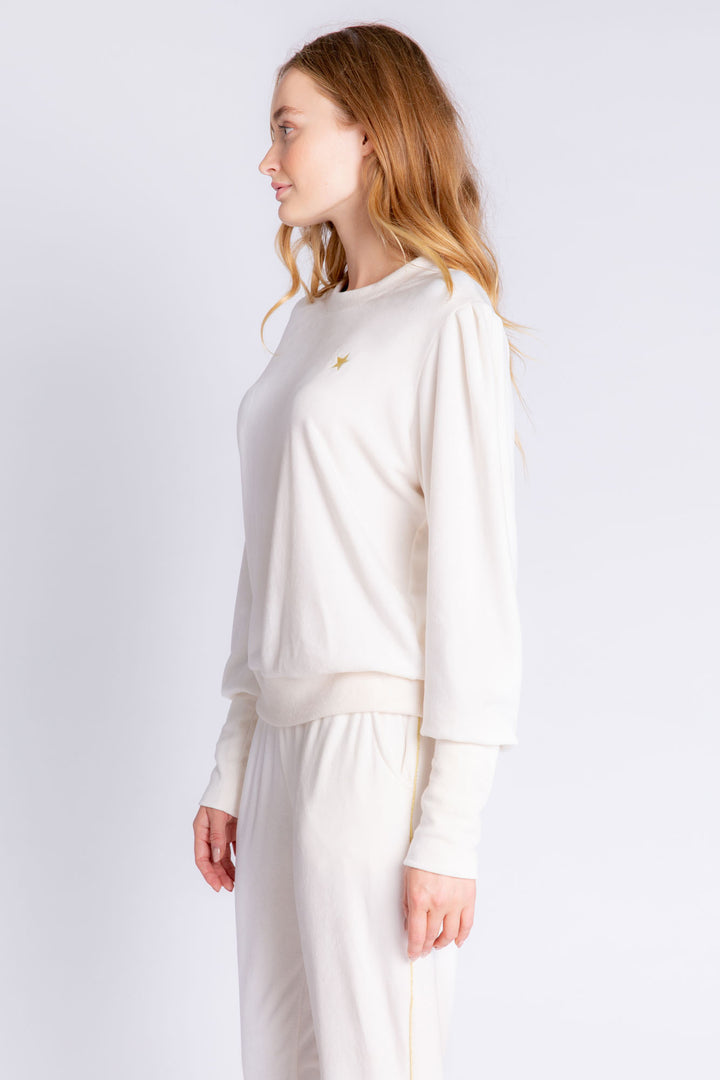 Velour Vanity Long Sleeve Top - Long Sleeve Tops - P.J. Salvage