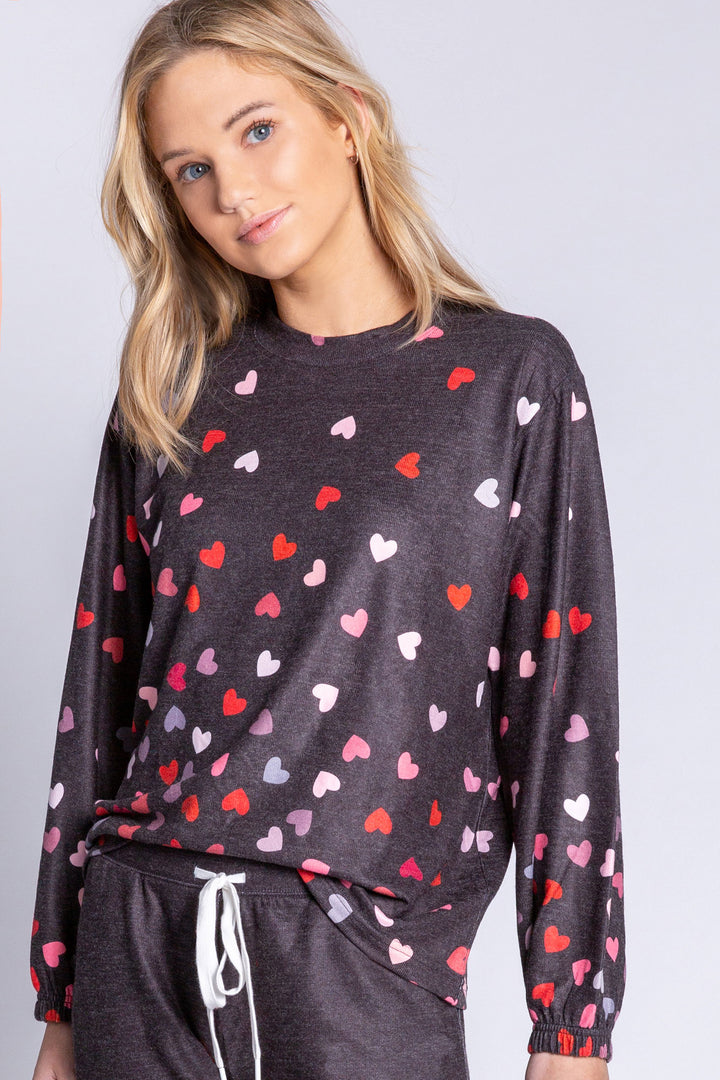 Kiss Me Goodnight Long Sleeve Top - Long Sleeve Tops - P.J. Salvage