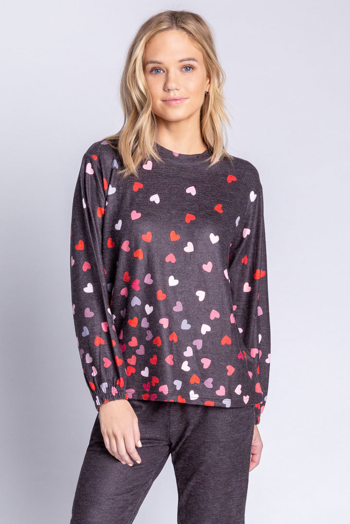Kiss Me Goodnight Long Sleeve Top - Long Sleeve Tops - P.J. Salvage
