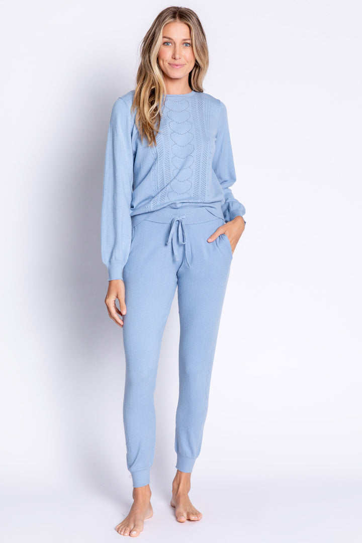 Pretty In Pointelle Long Sleeve Top - Long Sleeve Tops - P.J. Salvage