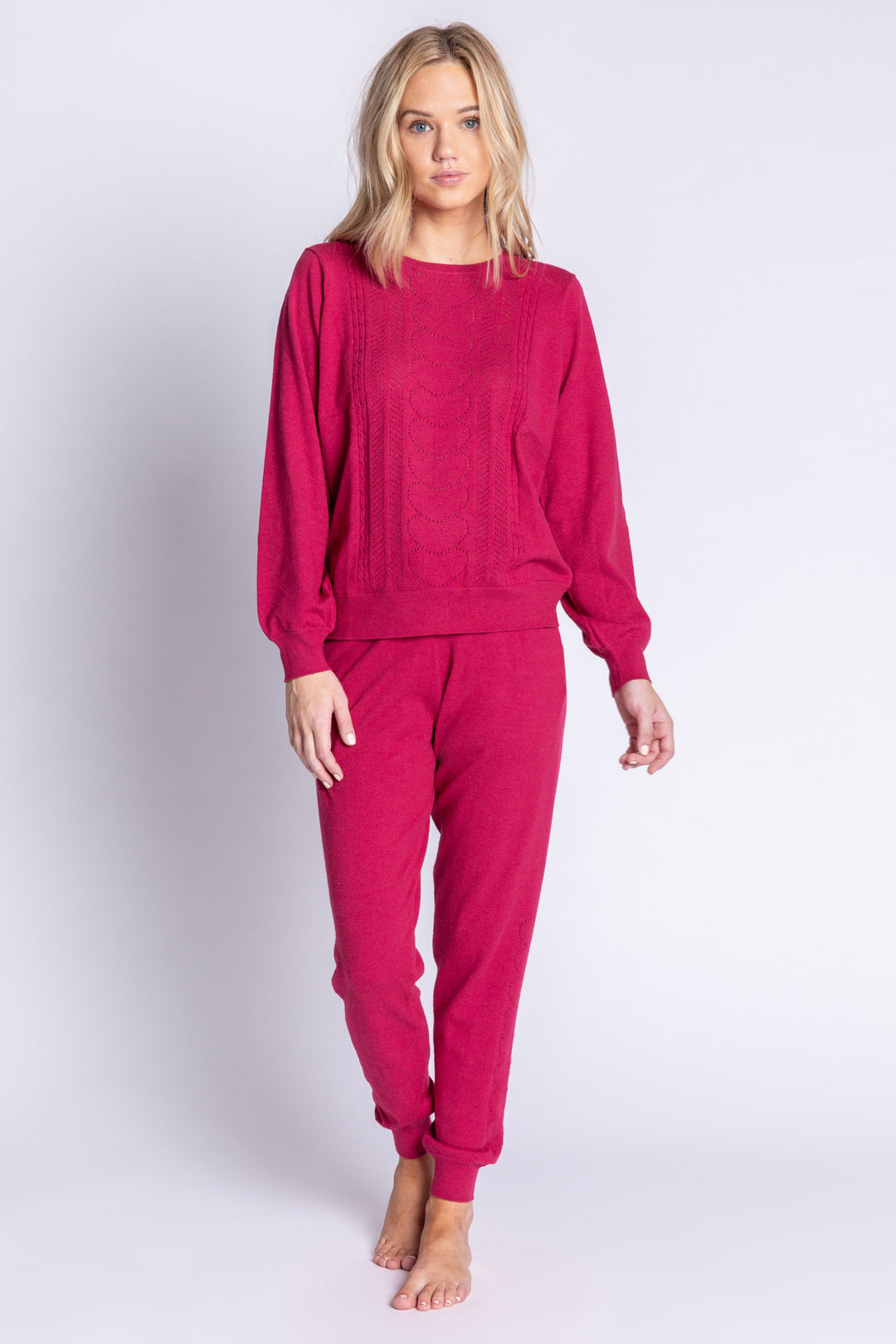 Pretty In Pointelle Long Sleeve Top - Long Sleeve Tops - P.J. Salvage