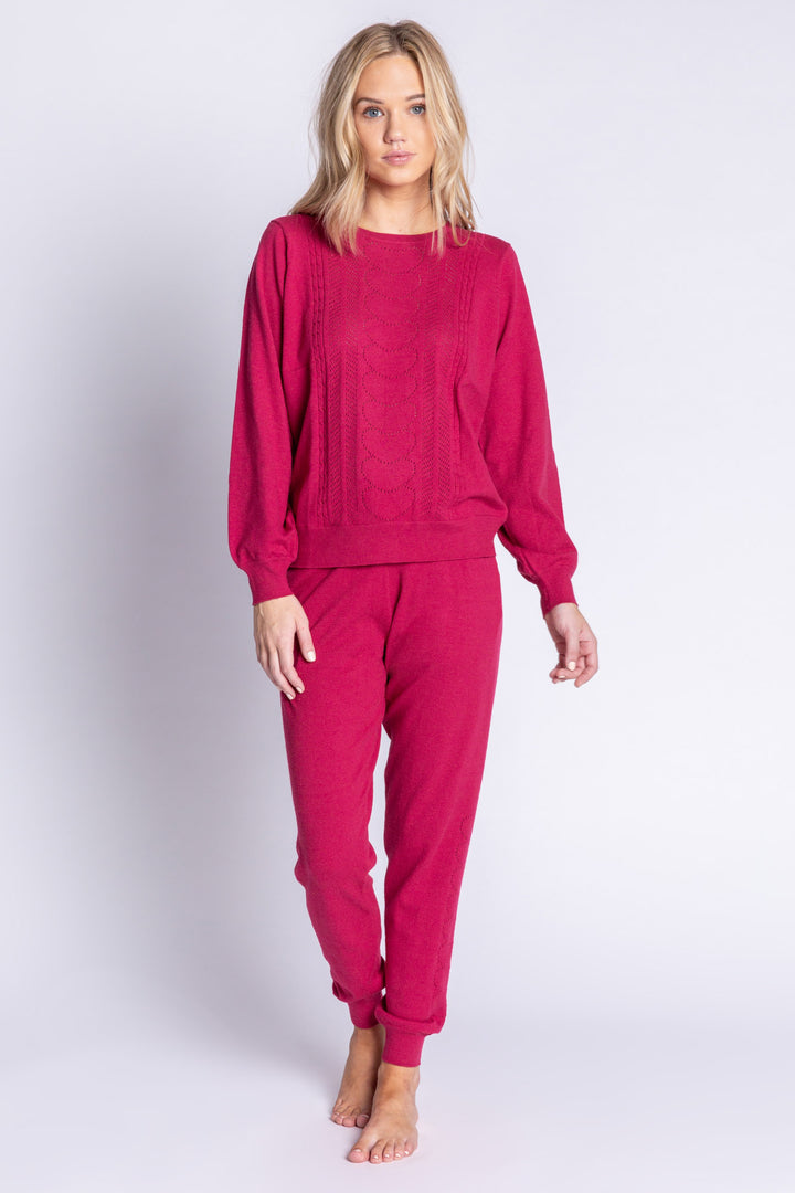 Pretty In Pointelle Long Sleeve Top - Long Sleeve Tops - P.J. Salvage