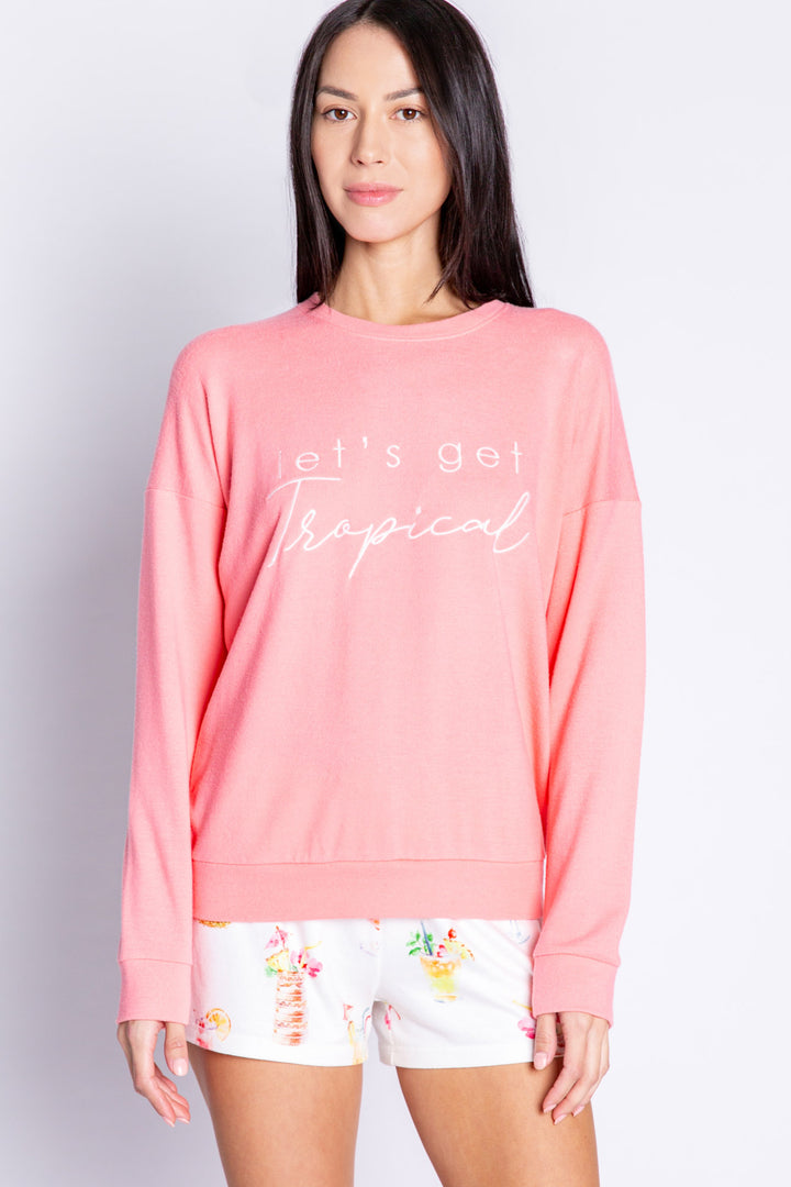Lets Get Tropical Long Sleeve Top - Long Sleeve Tops - P.J. Salvage