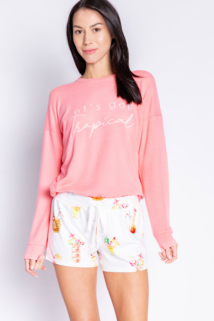 Lets Get Tropical Long Sleeve Top - Long Sleeve Tops - P.J. Salvage