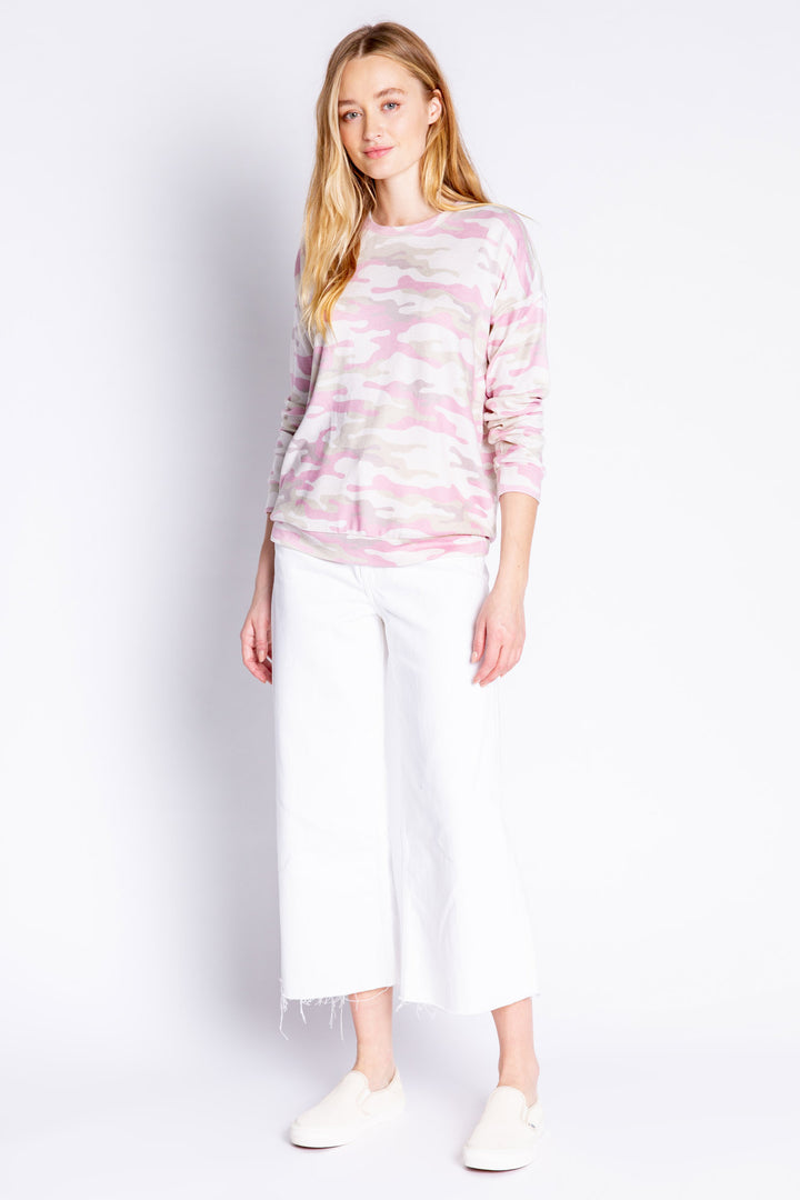 Peachy Party Long Sleeve Top - Long Sleeve Tops - P.J. Salvage