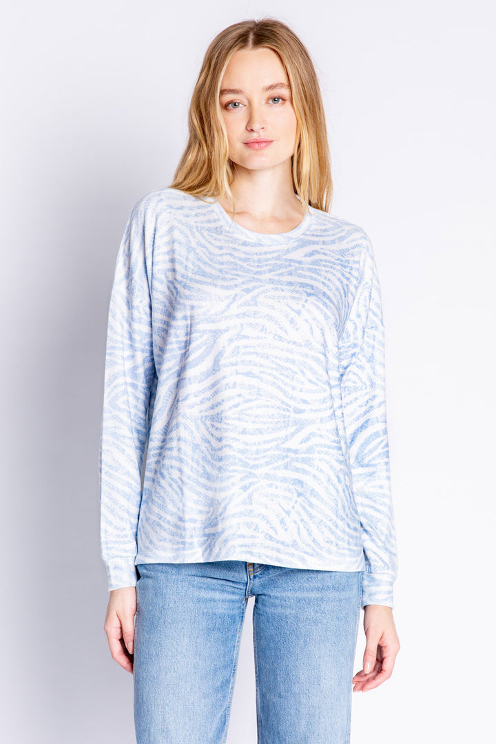 Peachy Party Long Sleeve Top - Long Sleeve Tops - P.J. Salvage