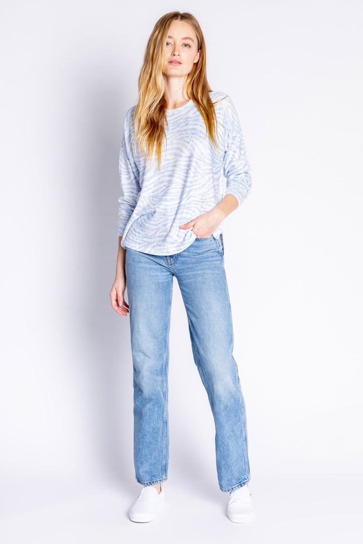 Peachy Party Long Sleeve Top - Long Sleeve Tops - P.J. Salvage