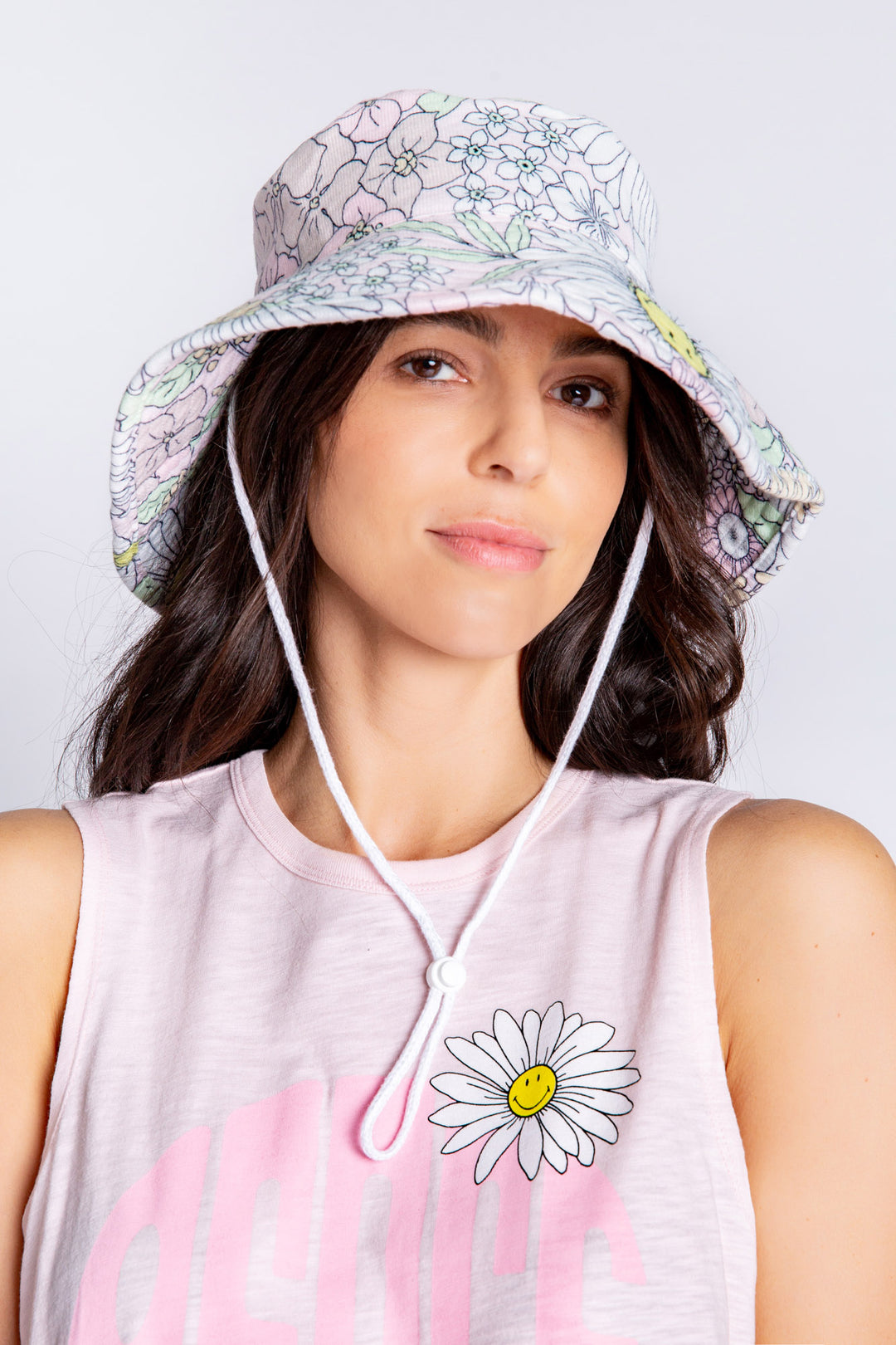 Smiley® Blooms Cap - Hats - P.J. Salvage