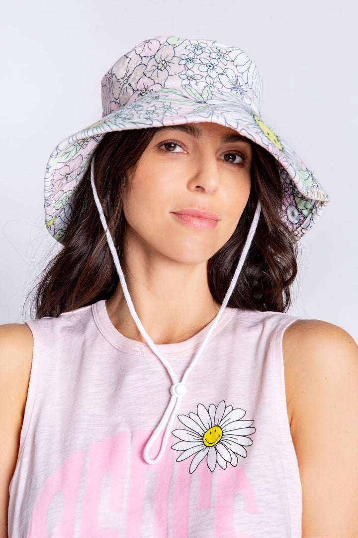 Smiley® Blooms Cap - Hats - P.J. Salvage