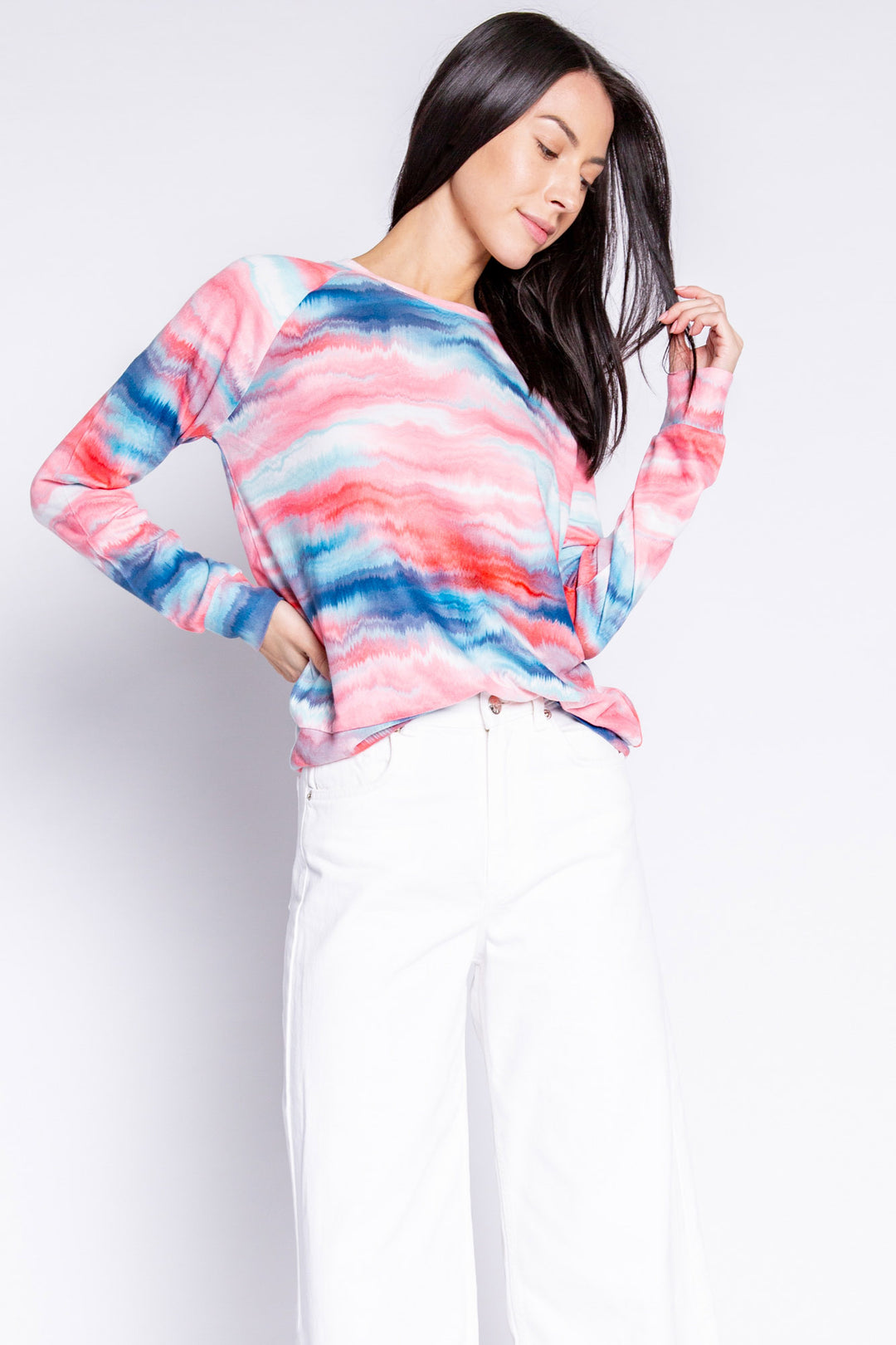Sunsets Long Sleeve Top - Long Sleeve Tops - P.J. Salvage