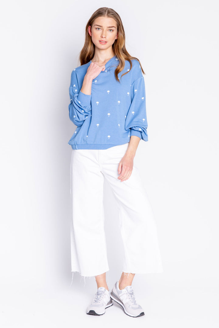 Rocket Beach Long Sleeve Top - Long Sleeve Tops - P.J. Salvage